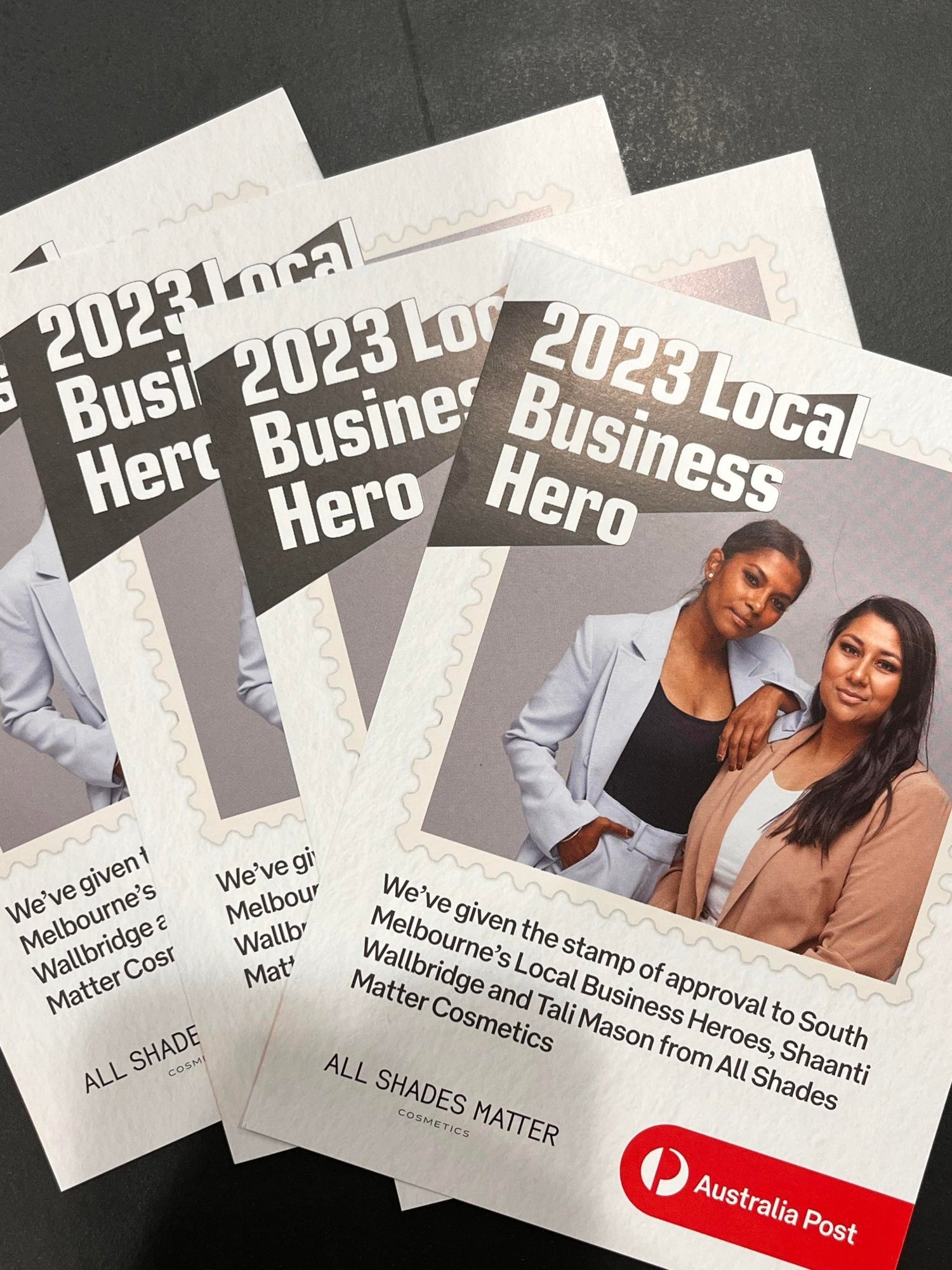 Celebrating Our Journey as a 2023 Local Business Hero with Australia Post - All Shades Matter Cosmetics