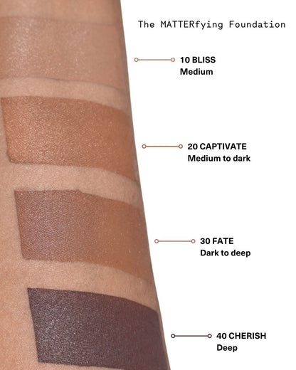 The MATTERfying Foundation 30 Fate 30ml - All Shades Matter Cosmetics